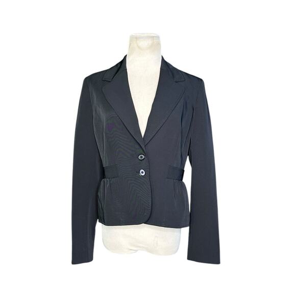 NINE WEST black two button blazer size 8P - Picture 10 of 13